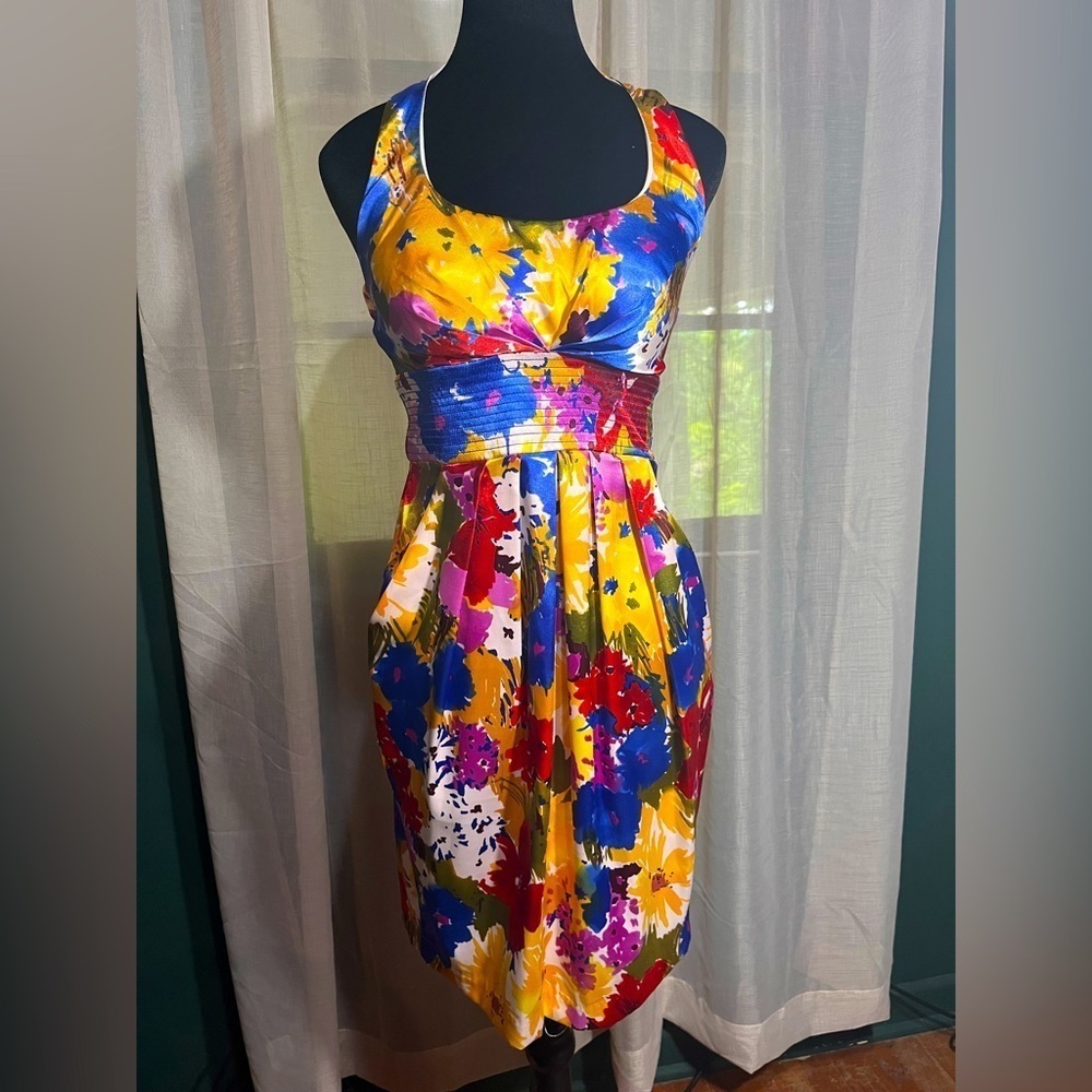 Bisou Bisou Halter Dress with pockets